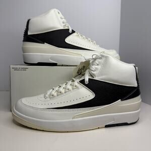AIr Jordan 2 Retro Sail/Coconut Milk-Black Size 11 Women / Size 9.5 Men